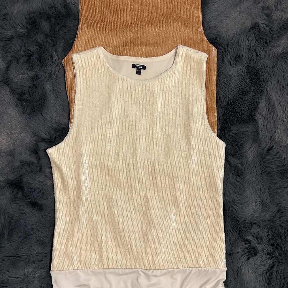 Express Body Contour Sequence Bodysuits In A Size… - image 2